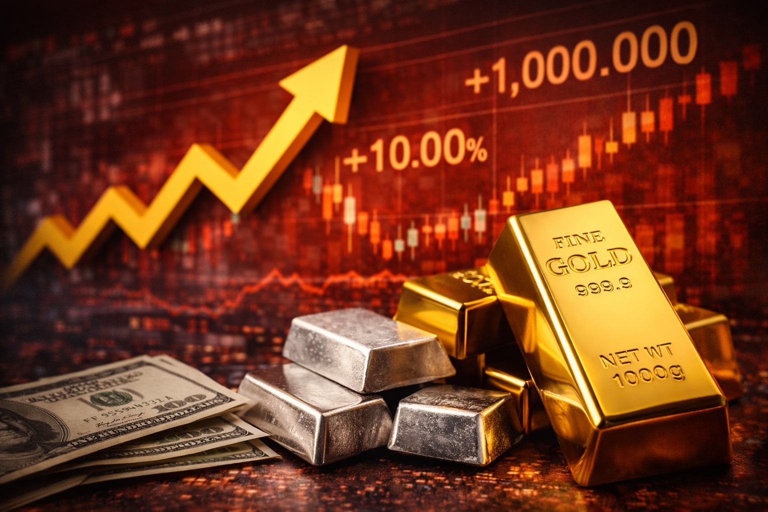 贵贱金属“史诗级暴走”！黄金拉升超60美元、白银涨破80美元 大摩：金价有望再涨300美元