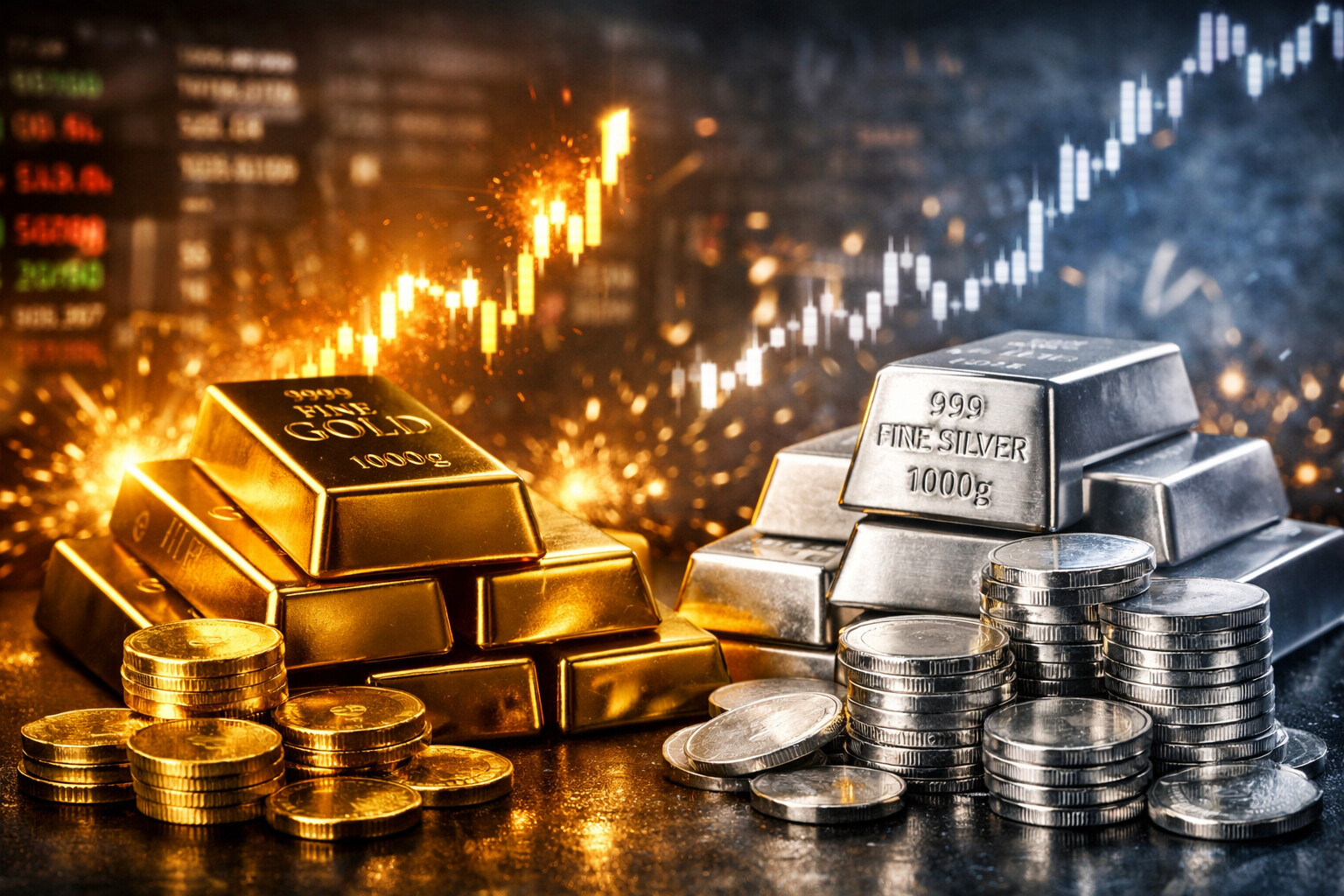 多头大爆发！中日伊多则消息引爆避险情绪 黄金大涨超110美元、白银狂飙7%