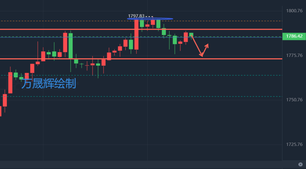 晟辉论金：黄金持续高位震荡，今日黄金精准策略分析